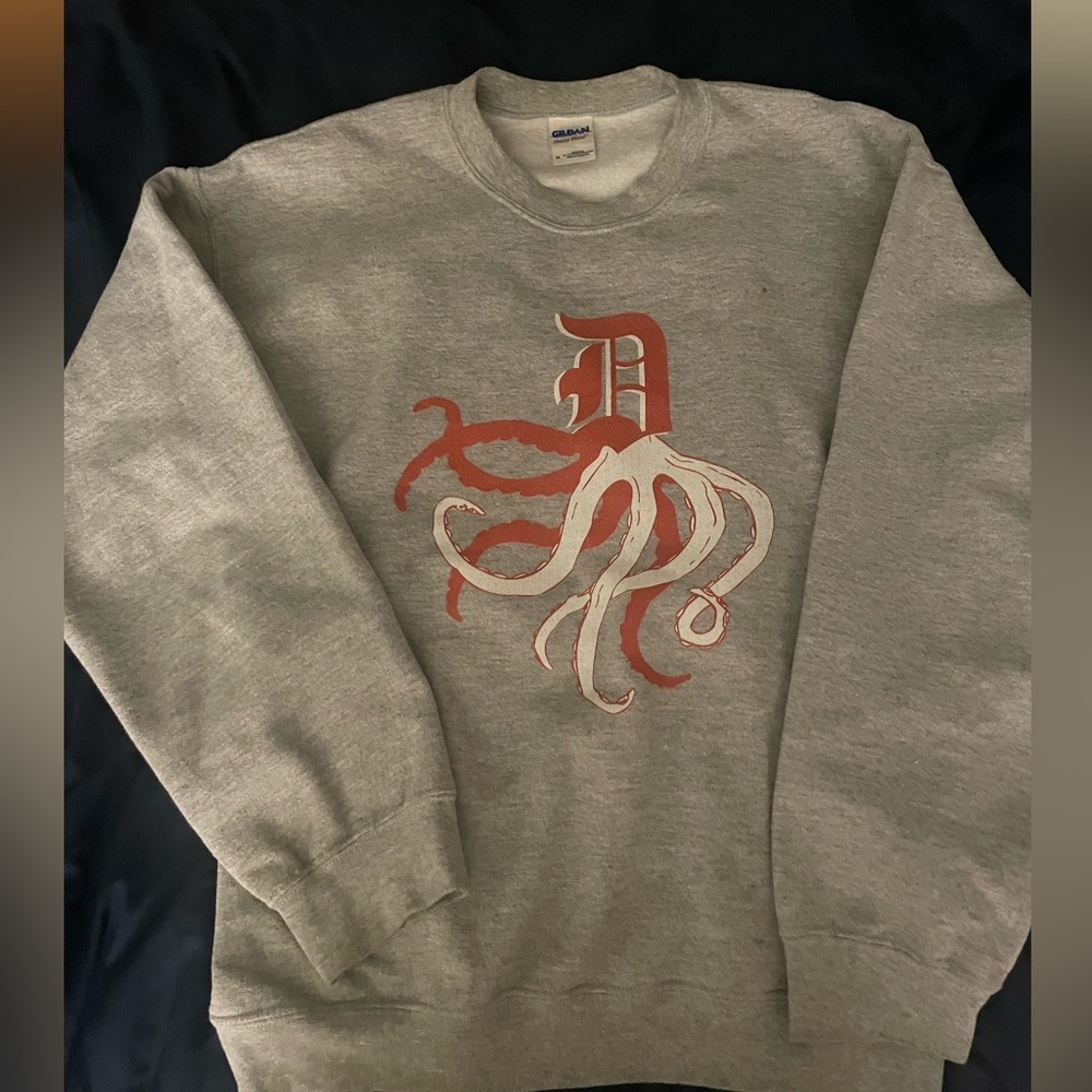 Detroit Red Wings Gray Sweatshirt - Medium